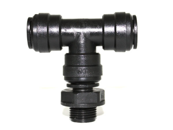 T-koppling 12 mm x 3/8" vridbar