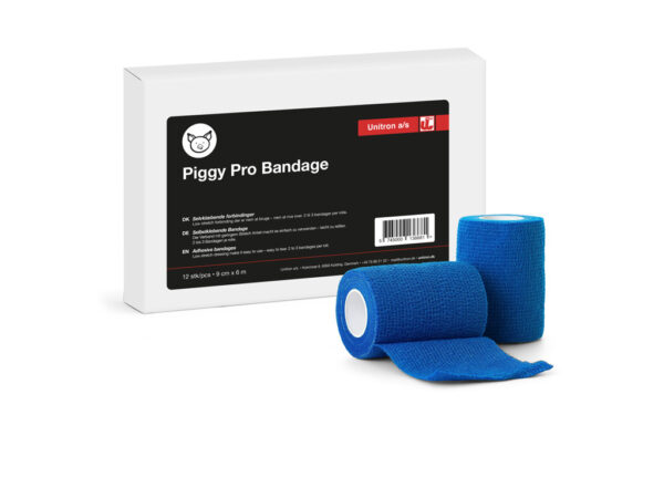 Piggy pro bandage 9cmx6m blå 12st/pkt