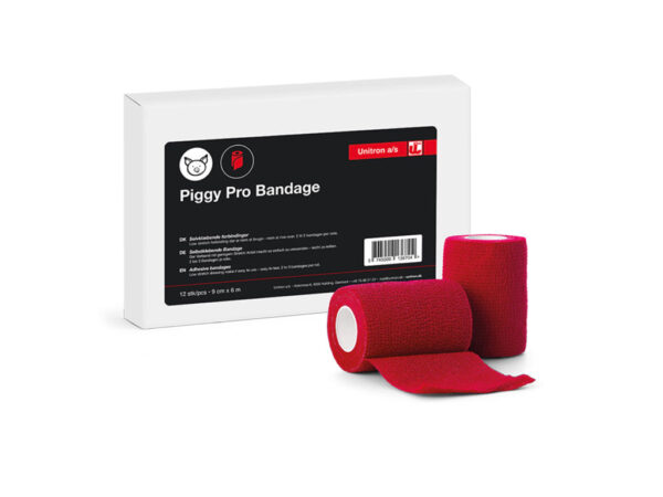 Piggy Pro bandage 9cmx6m röd 12st